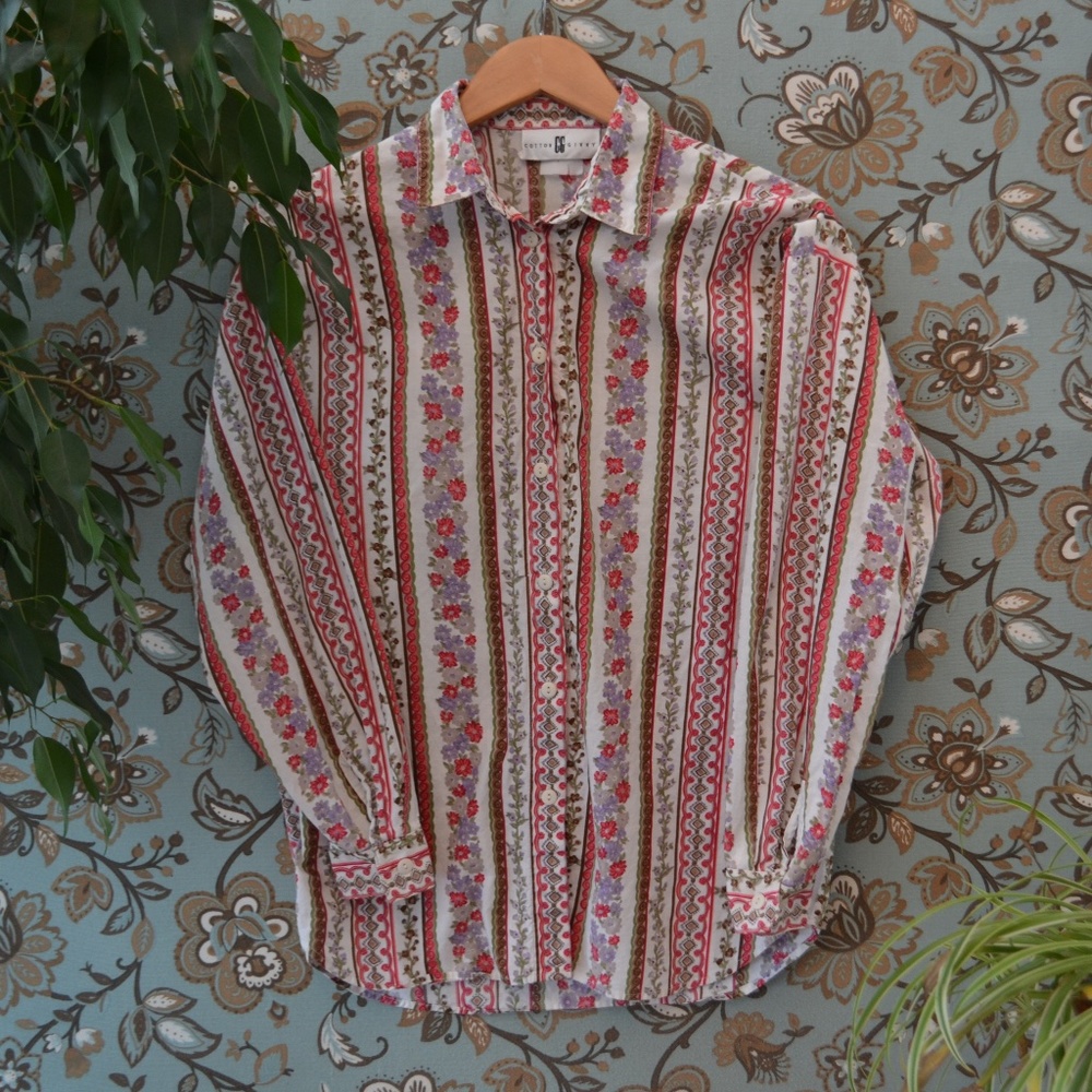 vintage cotton ginny button up